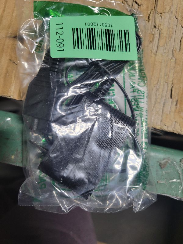 Photo 1 of 18.2V Charger for Dirt Devil Versa Vacuum Power Cord for Dirt Devil BD22025 BD22050 BD22052 BD30025B BD10315B Cordless Stick Vacuum Cleaner 300mA Power Supply for 440008693 440013094 AC Adapter