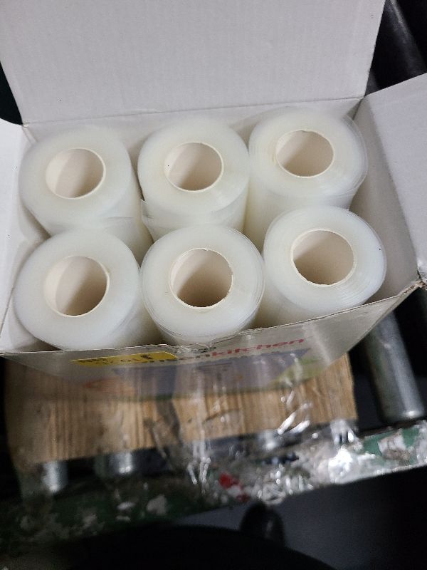 Photo 1 of [2025 Upgraded] Bonsenkitchen 3 Rolls 11" x 16' + 3 Rolls 8" x 16' Vacuum Sealer Bags for Food with a Color Box, Easy to Store, Commercial Grade, BPA Free, Great for Food Storage or Sous Vide, VB22