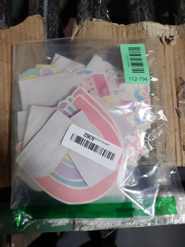 Photo 1 of 12Pcs Unicorn Rainbow Honeycomb Centerpieces Magical Pastel Unicorn Party Decoration Pastel Rainbow Castle Table Topper Centerpiece for Girls Princess Theme Happy Birthday Baby Shower Party Decor