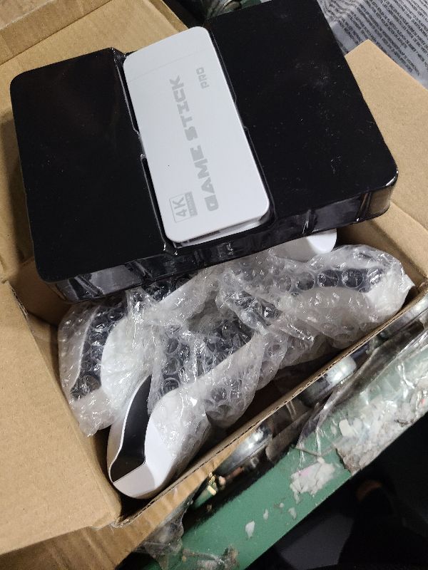 Photo 1 of 2025 Game Stick 4K 40,000 Games, Retro Gaming Console with Built-in 23 Emulators, HDMI Output, 64G TF Card, 2 Wireless controllers, Plug and Play