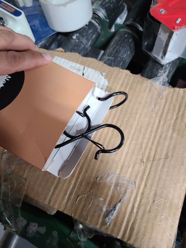 Photo 1 of 12 PCS S Hooks for Hanging with Safety Buckle, 3.5 inch Heavy Duty Metal S Shaped Hooks for Kitchen Utensil, Cups, Pots, Plants, Bags, Hats (Black)