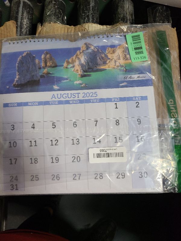 Photo 1 of 2026 Calendar - Dec. 2025 - Jan. 2027, 3 Month Calendar Vertical Display, Wall Calendar 2026, 11" x 26"(when opened)