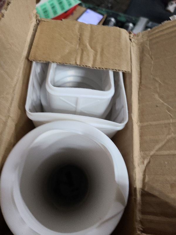 Photo 1 of 2 Pack Flexible Rain Gutter Downspout Extensions,Drain Downspout Extender,Gutter Extension Flexible,Down Spout Drain Extension Pipes,Extendable from 21 to 60 Inches (White)