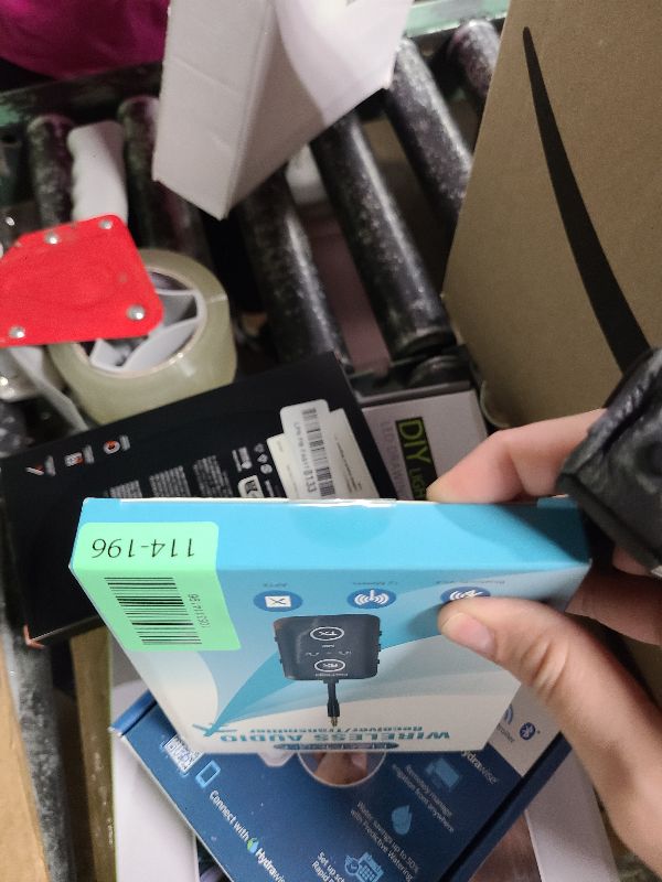 Photo 1 of 2025 Upgraded Airplane Bluetooth 5.4 Transmitter with Qualcomm Chipset, ElecMoga Airplane Travel Essentials Supports 2 AirPods or Headphones, 2-in-1 AUX Wireless Receiver for Gym, TV, Car, Audio