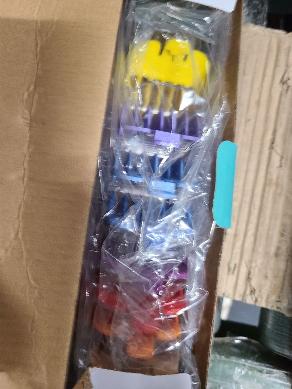 Photo 1 of 10 Professional Hair Clipper Guards Cutting Guides Compatible with Most Wahl Clippers with Organizer, Color Coded Clipper Combs Replacement - 1/16" to 1"