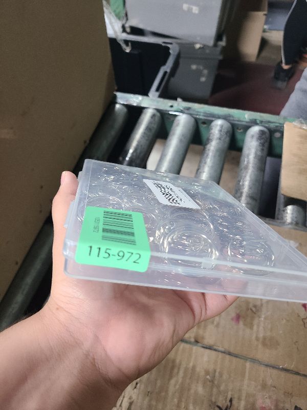 Photo 1 of 125 Pack Loose Leaf Binder Rings, 1 inch Small Binder Rings, Index Card Rings, Metal Nickel Plated Book Rings for School, Home, Office - Silver