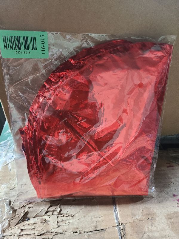 Photo 1 of 17 Inch Red Heart Mylar Balloons, 10pcs Big Foil Balloons for Wedding Baby Shower Valentine's Day Party Decorations