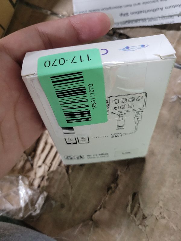 Photo 1 of 2 in1 Wireless CarPlay Adapter for Apple & Android Auto Adapter, Mini,2025- Bluetooth 5.3 & WiFi 6 with Millisecond Fast Connection, Wired to W++ Compatible with Original Wired Cars & iPhone6+/iOS10+