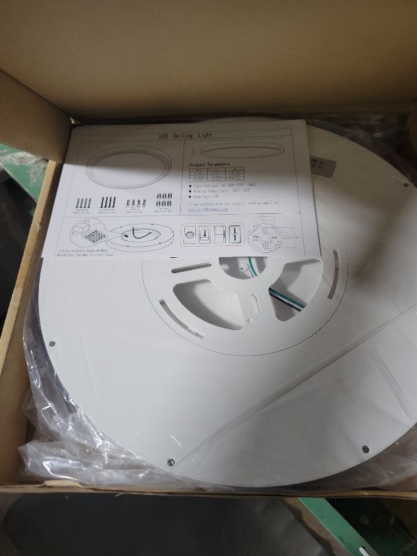 Photo 1 of 2 Pack 12 Inch Dimmable LED Flush Mount Ceiling Light Fixture 28W 3200LM 5 Color Temperature in One Super Slim Round Ceiling Lamp Low Profile Ceiling Lights for Living Bedroom Kitchen Laundry White