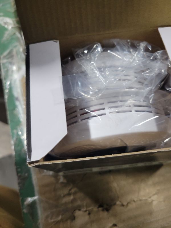 Photo 1 of 2-Pack,  Alarm and Carbon Monoxide Detector, Carbon Monoxide and Smoke Detectors with LCD Display, Battery Powered, Easy to Install