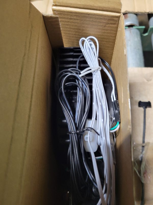 Photo 1 of 12V 1.2A Replacement Air Blower Fan for 5-12FT Halloween Christmas Inflatables with 1.5A Adapter 5 LED Light Fans Outdoor Blow Up Motor Replacement Fan Blower Parts for Inflatables Yard Decorations