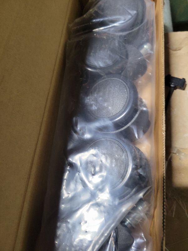 Photo 1 of 2 Inch Office Chair Casters Heavy Duty, 5 pcs Chair Wheel, Mute Rubber Rotating Desk Chair Caster Wheels for All Floor, Incredibly Smooth & Quiet Casters, Universal Standard Stem Size Fits 99%