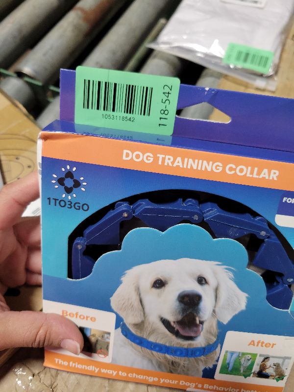 Photo 1 of 1TO3GO?Upgrade? Adjustable Dog Training Collar with 4 Extra Links for Medium, Large and X-Large Dogs, Suitable for Dogs with Neck Sizes of 16 Inches or Larger
