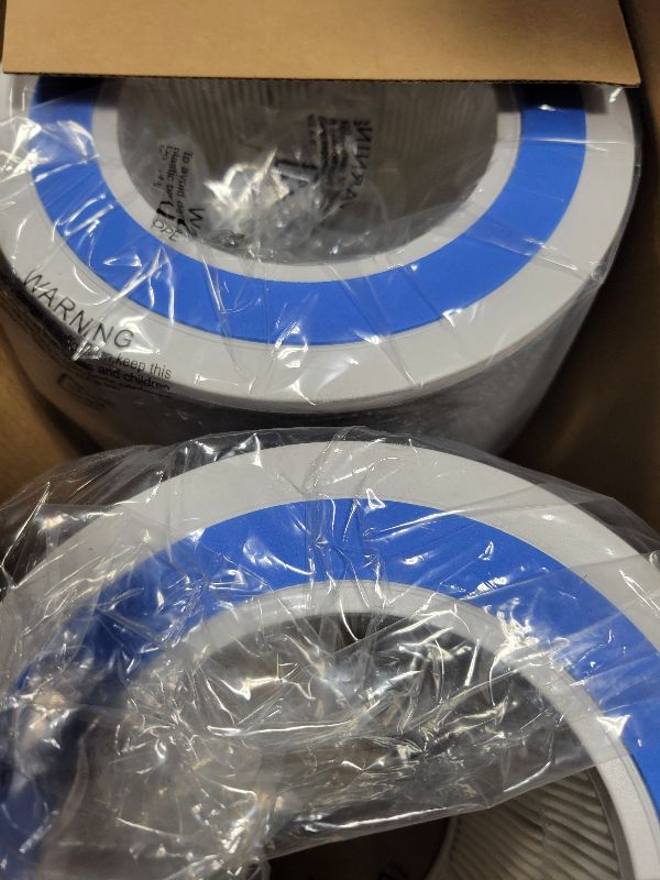 Photo 1 of 2 Pack HP102 Replacement HP152 Filter Compatible with Shark Air Purifier HP100, HP153, HP102PET, HP102PETBL, HP132, HC450, HC451, HC452, HC455, HEPA For 99.97% Particles Part # HE1FKPET, HE1FKBASMB