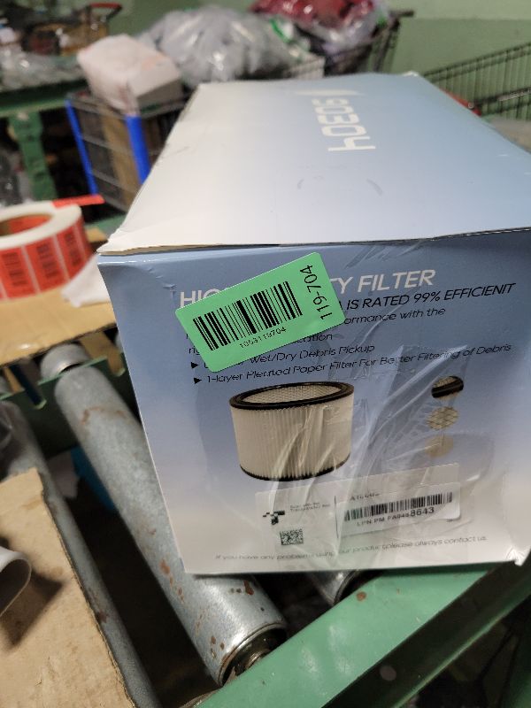 Photo 1 of 2 Pack Replacement Cartridge Filter Fit for shopvac 90304, 90350, 90333,903-04-00, 9030400,5 Gallon Up Wet/Dry Vacuum Cleaners