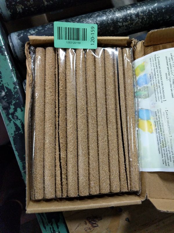 Photo 1 of 20Pcs Sand Perch Covers for Bird - Bird Perchs Covers 7.5" Long x 3/8" Diameter Bird perches for Parakeets, Lovebirds, Parrotlets, Canaries and Other Small Birds (Yellow, 20pcs 7.5" x 0.43")
