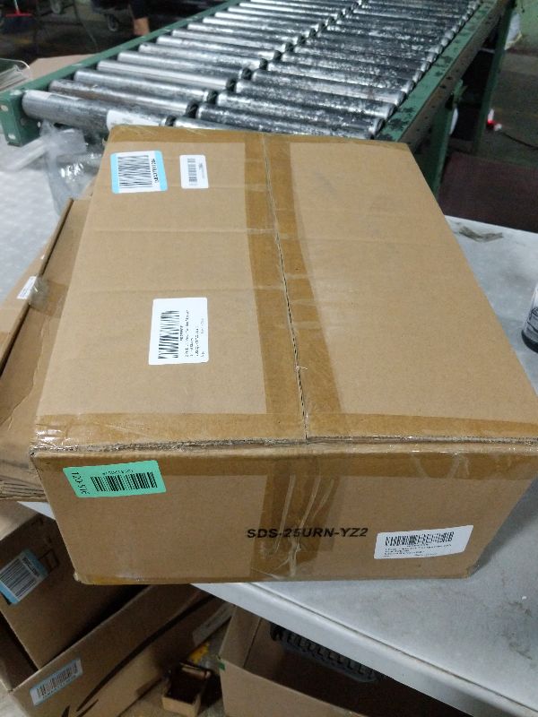 Photo 1 of 2 Pack 24" Lighted Christmas Tree Outdoor Urn Filler with Timer 8 Modes Warm White & Multi-Color Change Lights Snowy Pinecone Berries Tripod Stake Xmas Trees Planter Filler Christmas Decor Yard Porch