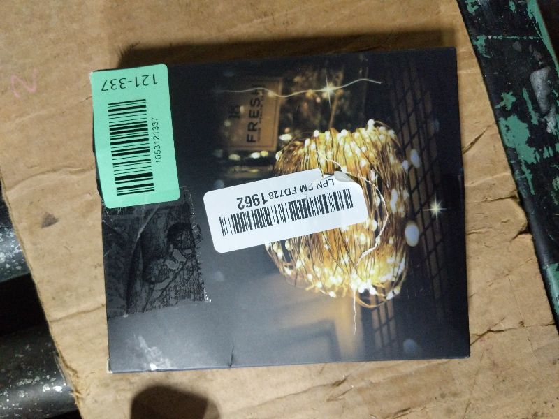 Photo 1 of 12 Pack Fairy Lights Battery Operated, 7ft 20 Mini LED Silver Wire Twinkle Lights for DIY, Parties, Wedding, Bedroom, Christmas Decoration (Purple)