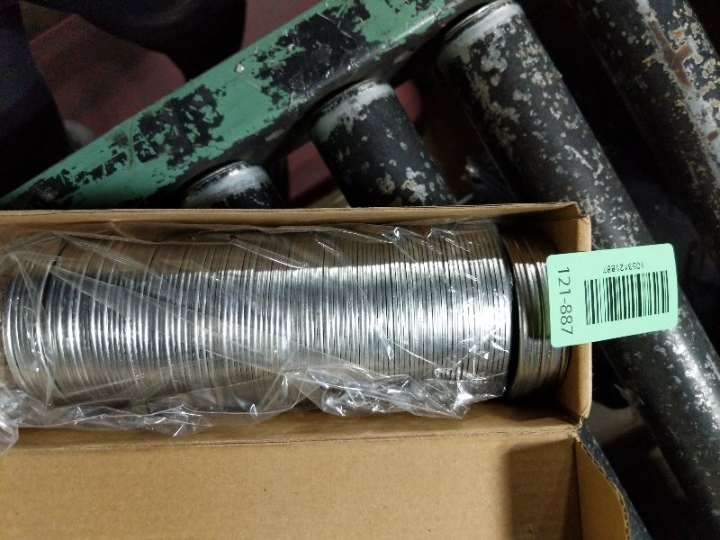 Photo 1 of 128-Count, Regular Mouth Canning Lids for Ball, Kerr Jars - Split-Type Metal Mason Jar Lids for Canning - Food Grade Material, 100% Fit & Airtight for Regular Mouth Jars