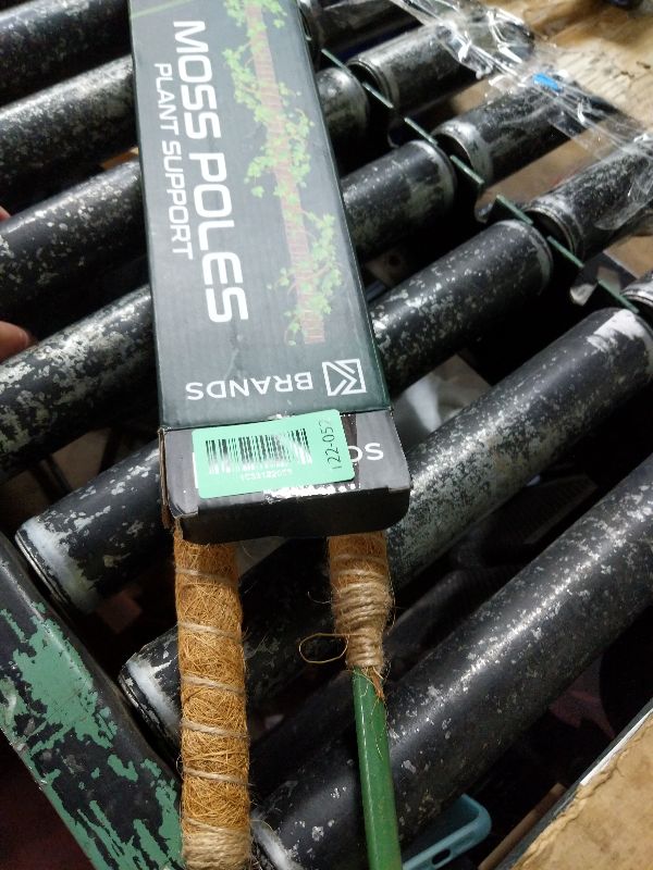 Photo 1 of 2 Pack 28'' Bendable Moss Pole Monstera Plant Support for Climbing Indoor Plants - Stakes for Potted Climbers - Tall Sticks Indoor Trellis for Houseplants - Accessories for Monstera Pot