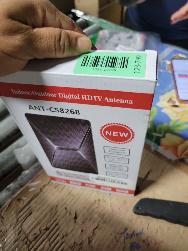 View 2 of 2025 Upgraded Indoor TV Antenna, 2800+ Miles Range HD Digital Antenna for Smart TV, Strongest with Amplified Signal Booster Supports 4K 8K 1080p All TVs- 38FT Coaxial Cable for Local Channels