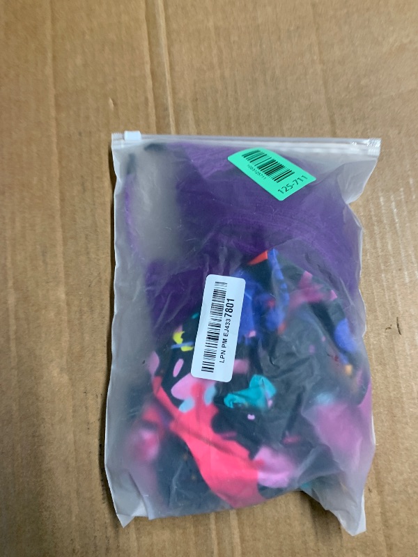 Photo 1 of ***(MISSING PARTS)***Vabean 19 Pcs 80s Costume Set T Shirt Leggings Tutu Skirt Headband Necklace Bracelets Earrings Gloves Leg Warmers for Women(Large,Purple)
