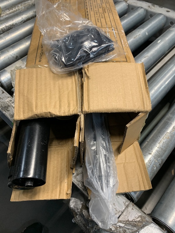 Photo 1 of (PARTIAL SET) QLLY Adjustable Metal Table Leg, 24-40 inch, 60-100cm, Home Office DIY Desk Leg, Furniture Leg Set (4, Black)