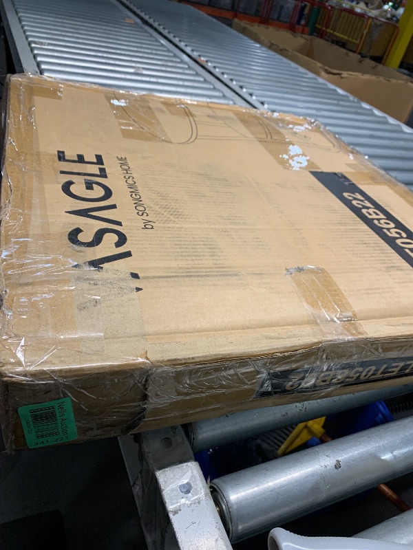 Photo 1 of (missing hardware) VASAGLE Side Table, 2-Tier Round End Table, Nightstand with Steel Frame for Small Spaces, Living Room, Bedroom, Charcoal Gray and Ink Black