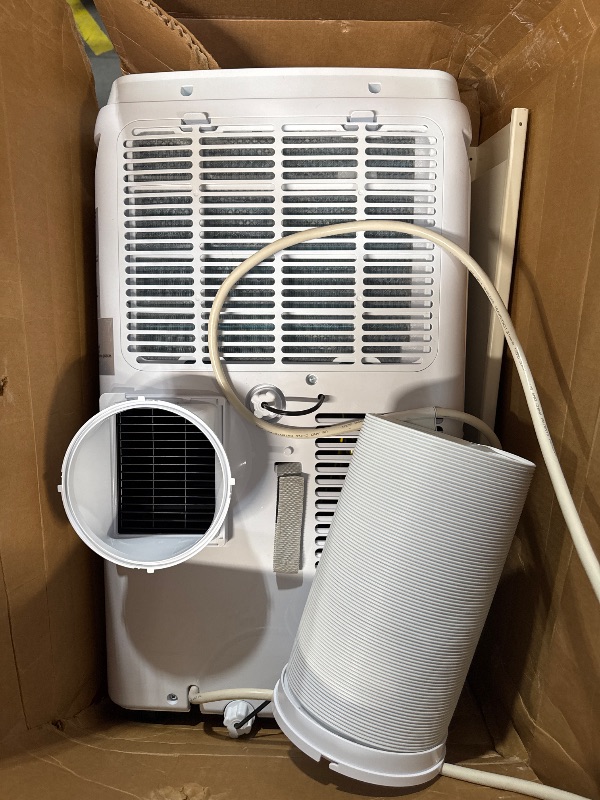 Photo 1 of (PARTS) (NOT FUNCTIONAL) Uhome 12000 BTU Portable Air Conditioner with Heater up to 400 Sq. Ft, Ac Heater Combo Window Unit, Portable AC Unit with Dehumidifier & Fan, Cools & Heats,Remote Control and Window Kit Included,White
