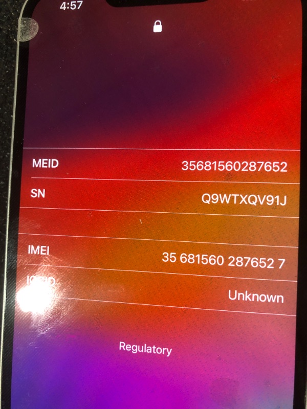 Photo 1 of ***LOCKED***
Apple iPhone 13, 256GB, Starlight - Unlocked (Renewed Premium)