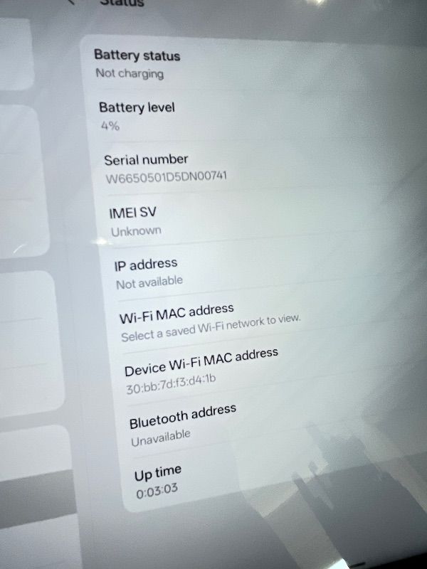 Photo 1 of ****PARTS ONLY****
OnePlus Pad 11.61" LCD Display, 8GB RAM,128GB Storage, MediaTek Dimensity 9000, Android 13.1, 144HZ Refresh Rate, Dolby Vision Atmos, Wi-Fi with Cellular Data Sharing Tablet