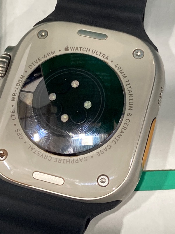 Photo 1 of ***MISSING PARTS***Apple Watch Ultra [GPS + Cellular 49mm] Titanium Case with Midnight Ocean Band, One Size (Renewed Premium)