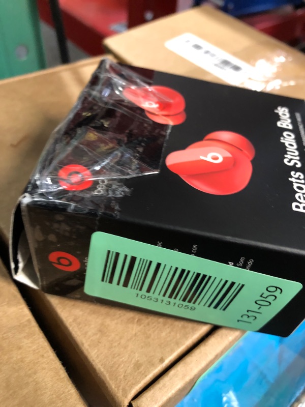 Photo 1 of (see all images) Beats Studio Buds - True Wireless Noise Cancelling Earbuds - Compatible with Apple & Android, Built-in Microphone, IPX4 Rating