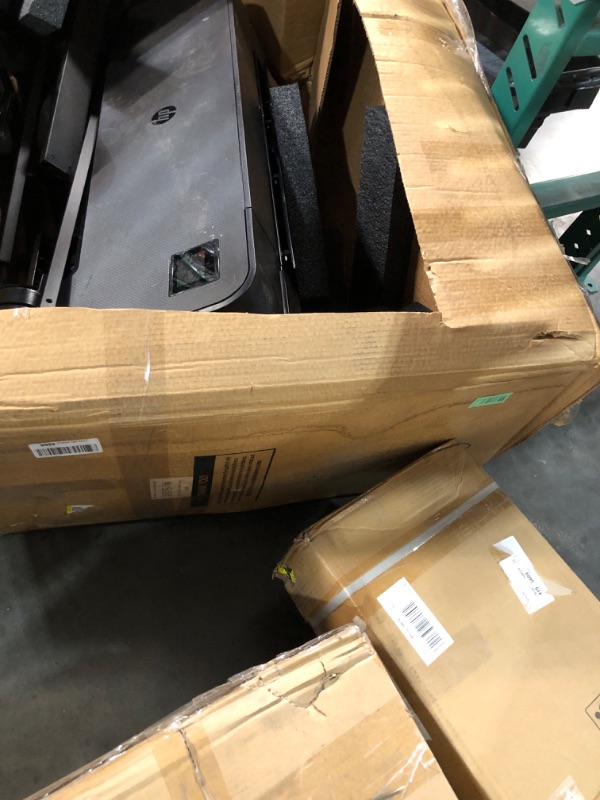 Photo 1 of ***DAMAGED - SEE NOTES/PICTURES***HP DesignJet T630 Large Format 24-inch Plotter Printer, with Auto Sheet Feeder, Media Bin & Stand (5HB09D) - New Model