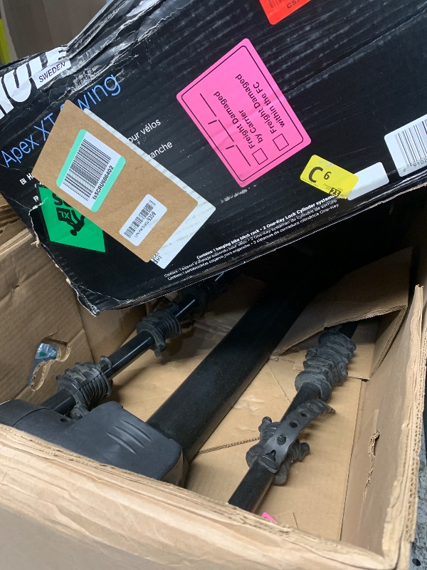 Photo 1 of (SEE NOTES) ***PARTS ONLY***Thule Apex XT Swing 4 Bike Hitch Rack , BLACK