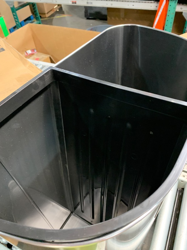 Photo 1 of (see images for damage) Ninestars DZT-70-R3 Motion Sensor Trash Can, Extra Large, Silver, Non Stick