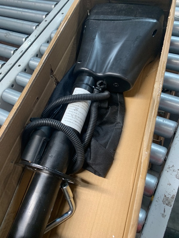 Photo 1 of (see all images) YELLOW JACKET Electric Trailer Jack with 7 Way Plug 5000lbs, Power Tongue Jack 9.84"-33.85" with LED Light and Waterproof 