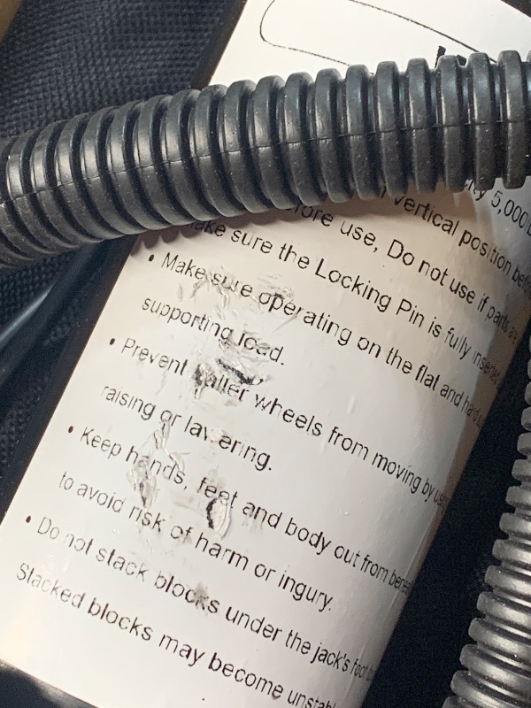 Photo 1 of (see all images) YELLOW JACKET Electric Trailer Jack with 7 Way Plug 5000lbs, Power Tongue Jack 9.84"-33.85" with LED Light and Waterproof 