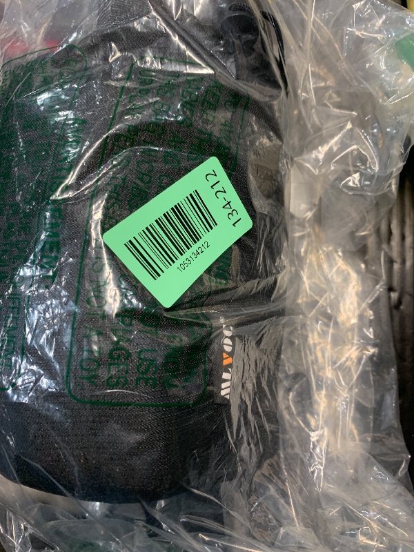 Photo 1 of (bagged) MLVOC Travel Pillow 100% Pure Memory Foam Neck Pillow, Comfortable & Breathable Cover, Machine Washable, Airplane Travel Kit with 3D Contoured Eye Masks, Earplugs, and Luxury Bag, Standard (Black)