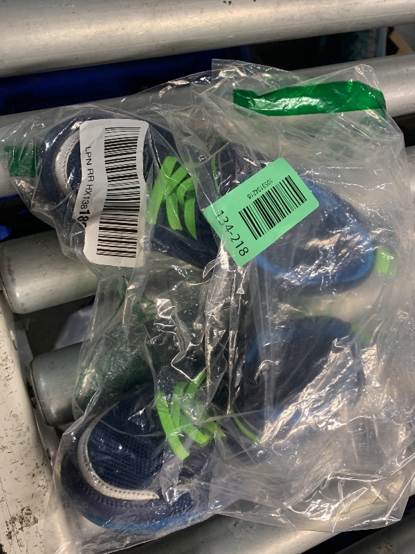 Photo 1 of ***(HEAVILY USED/ MINOR DAMAGE)***LOUGSIN Little Kid Size 11 Shoes for Boys Lightweight Mesh Breathable Led Flashing Running Sneakers Little Kid Dark Blue 11