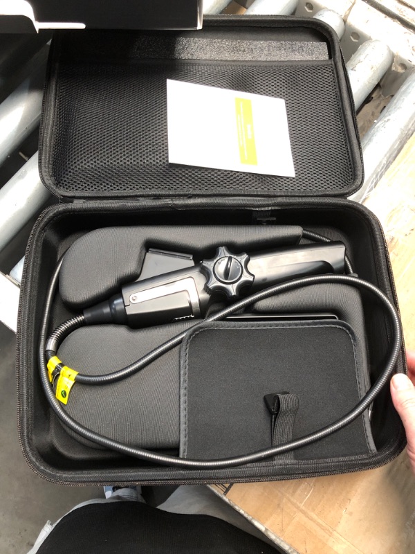 Photo 1 of (PARTIAL SET) (UNABLE TO TEST) DXZtoz Dual-Lens Articulating Borescope, Engine Endoscope with 0.33in Two-Way Articulated Snake Camera, 5'' Dual Screen, 1080P Inspection Camera with Light for Automotive Home Mechanics-5FT