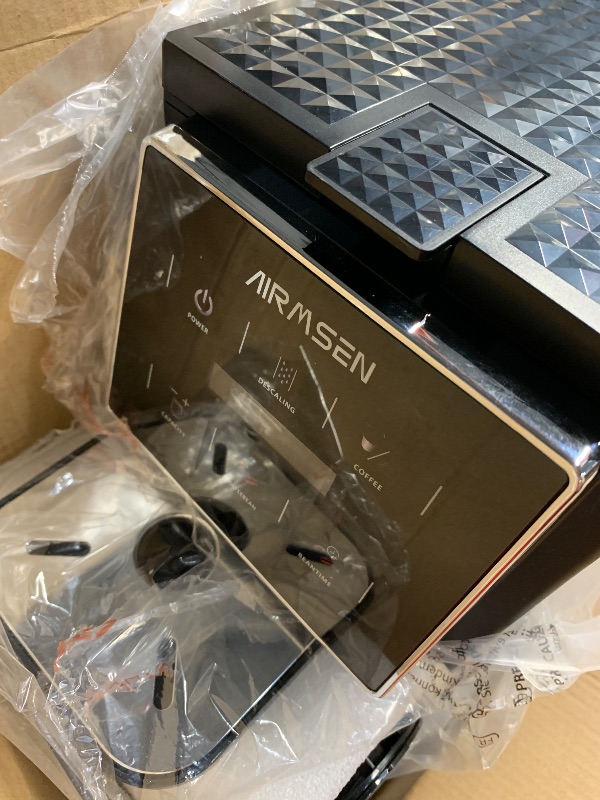 Photo 1 of (used(see images) AIRMSEN Grind & Brew Coffee Maker with Grinder - Single Serve Machine Compatible with K-Cup Pods & Ground