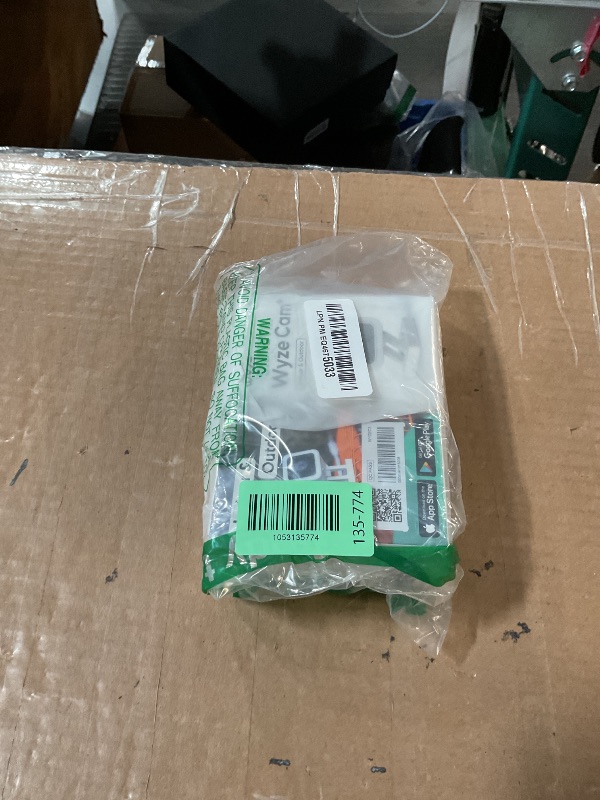 Photo 1 of (UNTESTED) WyzeCamera v3 1080p HD Indoor/Outdoor Plug-in Smart Home Security Cameras, Color Night Vision, 2-Way Audio, MicroSD Card Slot, Compatible with Alexa - White, 2-Pack