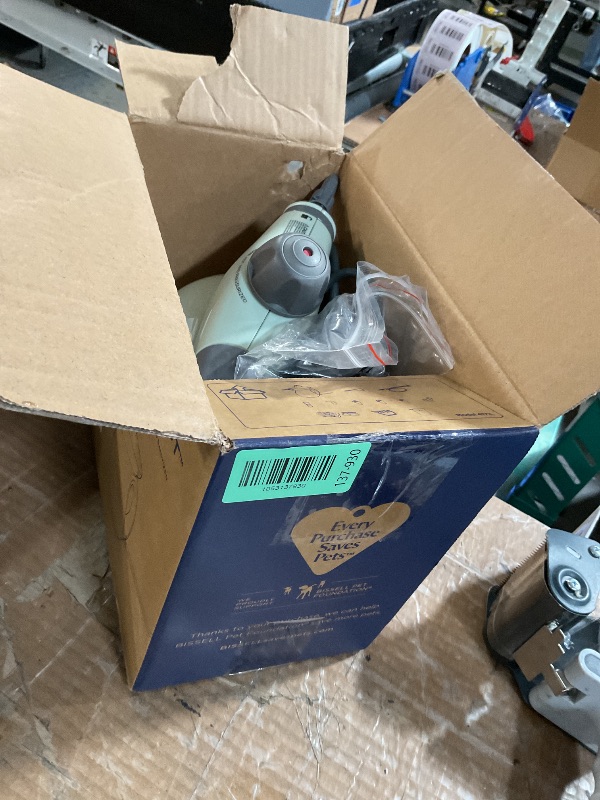Photo 1 of ***(MISSING PARTS)***BISSELL® Steam Shot™ OmniReach handheld portable steam cleaner for tile, grout, windows, bathrooms, kitchens, fabric steaming tool