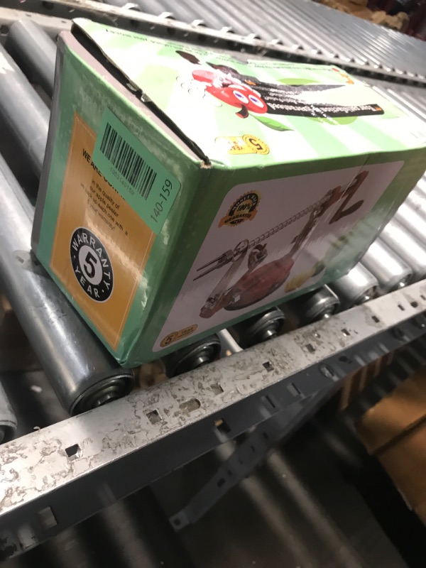 Photo 1 of (used) Apple Peeler Corer, Long lasting Chrome Cast Magnesium Alloy Apple Peeler Slicer Corer with Stainless Steel Blades and Powerful Suction Base for Apples and Potato(Red)