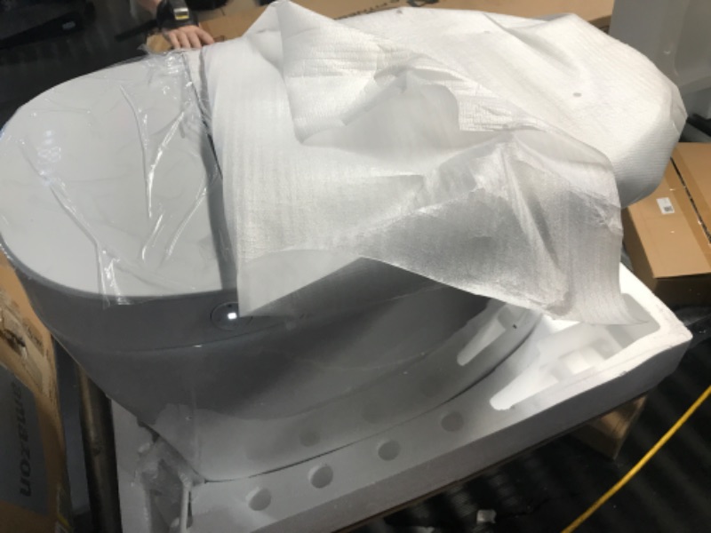 Photo 1 of **NO REMOTE CONTROL INCLUDED**WOODBRIDGE Smart Toilet, Auto Open & Close, Auto Flush, Foot Sensor Operation, Heated Seat and Integrated Multi Function Remote Control in White