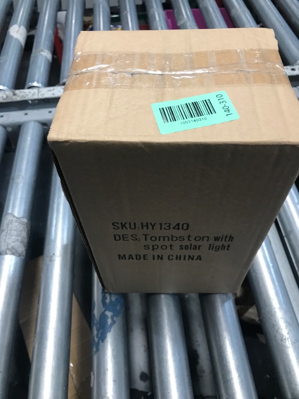 Photo 1 of (see all images) Solar Decorations Graveyard Tombstone LED Spot Light with Blue Glow,Halloween Outdoor Garden Light Halloween party