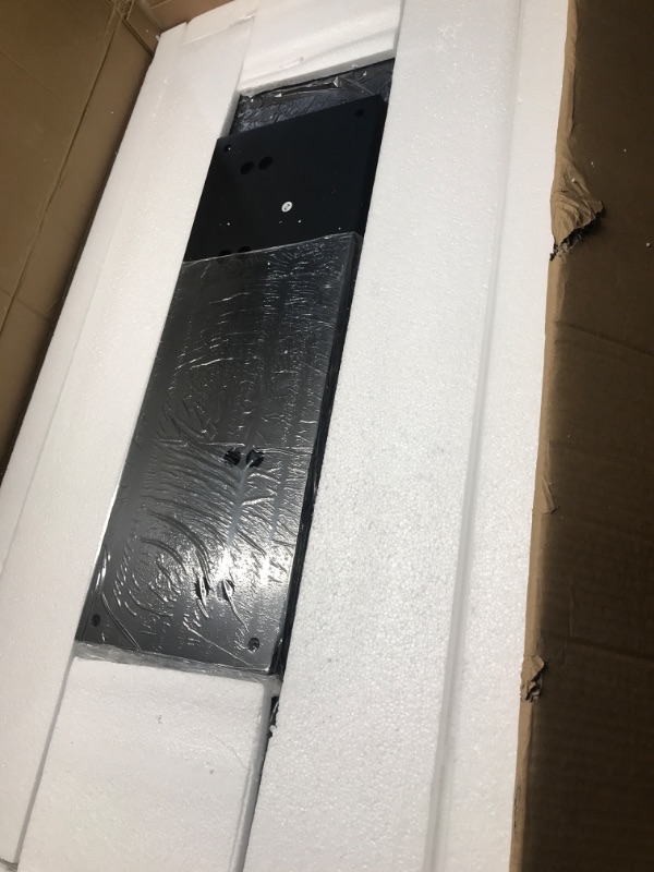 Photo 1 of Tribesigns Mirrored Console Table, 39” Modern Entryway Table with C-Shaped Base, Glass Hallway Sofa Tables for Living Room & Entrance, Silver