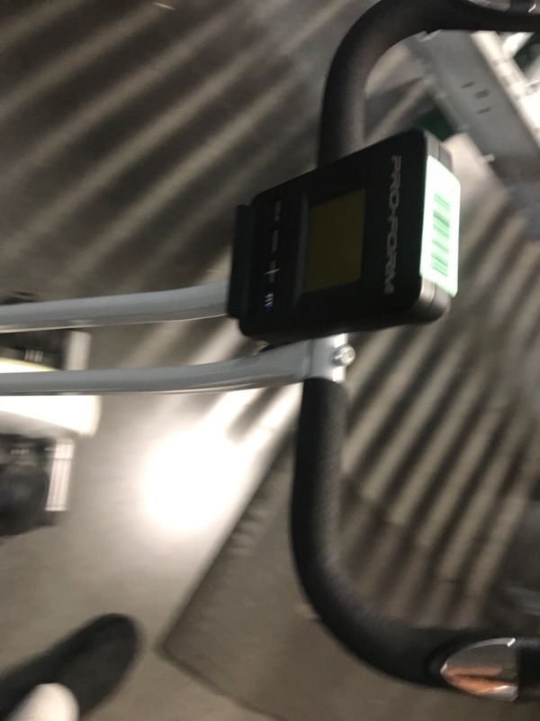 Photo 1 of *** READ COMMENTS***      Proform X Bike Ultra-Quiet Folding Exercise Bike, Heart Rate and LCD Monitor, Easy to assemble for home workout on this indoor stationary bike- Black.