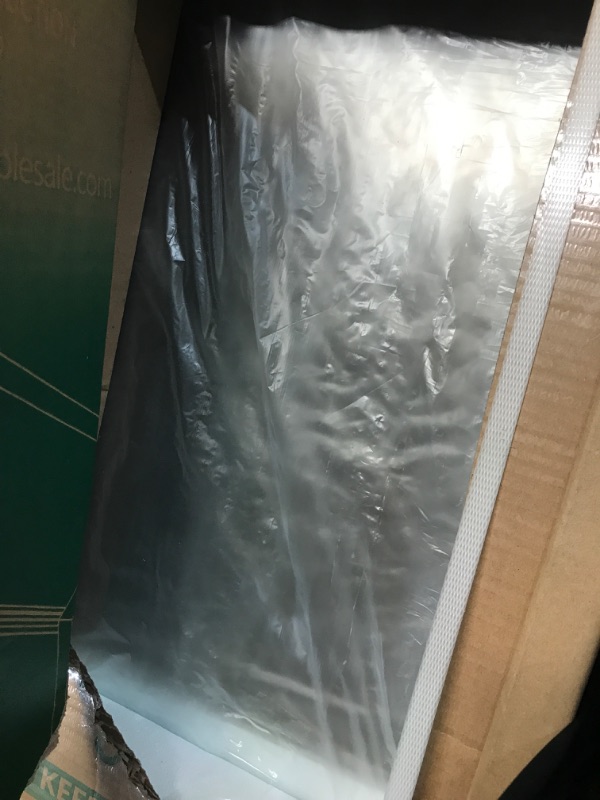 Photo 1 of (used item) GETPRO Semi-Frameless Shower Door Double Sliding 57-60 in. W x 72 in. H Bypasss Bathroom Glass Shower Sliding Doors,1/4 inch